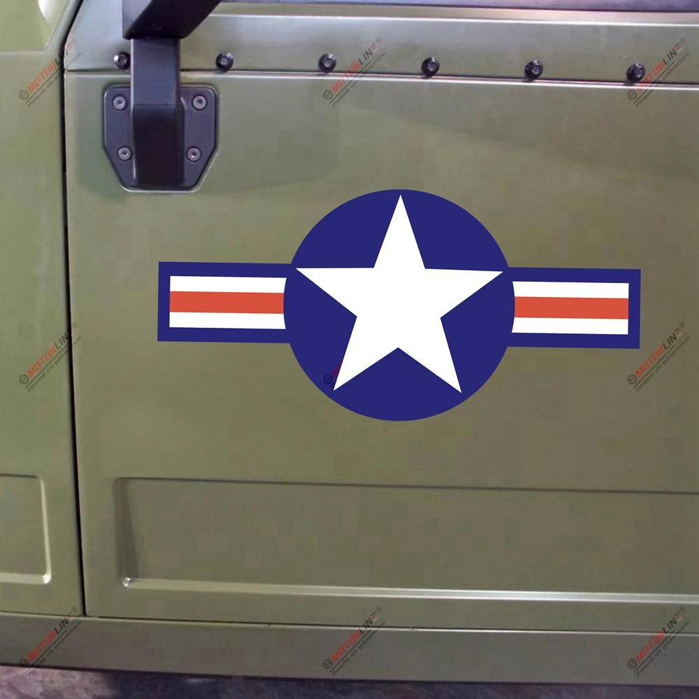 

USAF US Air Force Roundel Decal Sticker Car Vinyl Reflective Glossy Pick Size