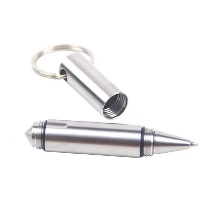 

EDC Pocket Mini Tactical Stainless Outdoor Pen With Break Glass Function Self Defense Aluminum Emergency Survival Tool