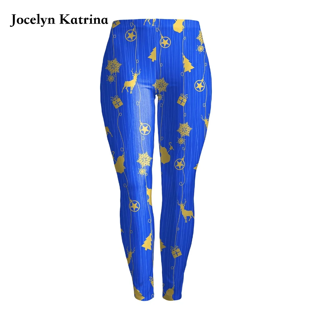 2017 Women Sports Yoga Pants Blue Running Tights Leggings Gym Skinny Fitness Sportswear Trousers