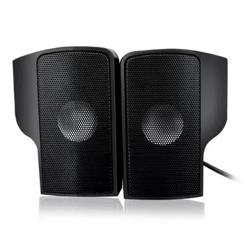 

20pcs Portable Clipon USB Stereo Speakers line Controller Soundbar for Laptop Notebook Music Player PC with Clip New