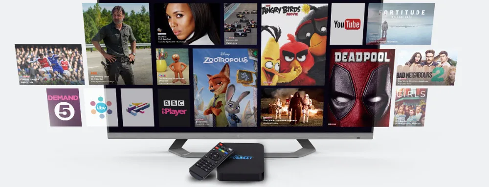 Puersit Q Pro TV BOX Android 5.1 1G RAM + 8G ROM Amlogic S805 Quad core