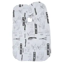 Накидка для салона волос стрижка парикмахерское платье парикмахерский фартук парикмахерские принадлежности черный+ белый