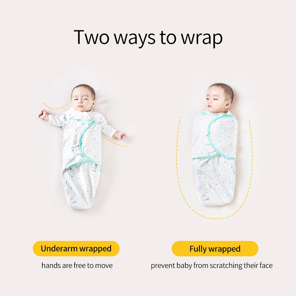 

matern'ella 100% cotton soft baby blanket Envelop Sleep Bag Sleepsack newborn swaddle Sleeping Swaddle muslin Blankets