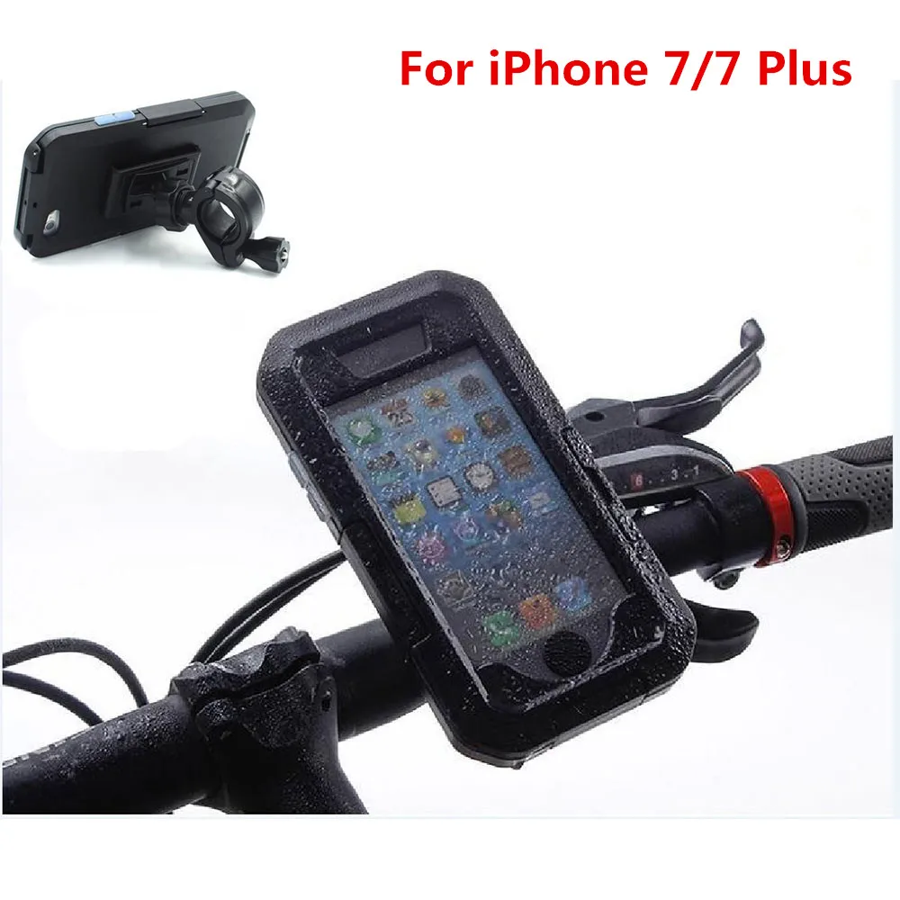 imágenes para Motocicleta de La bicicleta Soporte para Teléfono Bicicleta GPS de Navegación Titular Cubierta Impermeable Para el iphone 7/7 Plus Soporte Cáscara Del Teléfono Móvil imágenes para Motocicleta de La bicicleta Soporte para Teléfono Bicicleta GPS de Navegación Titular Cubierta Impermeable Para el iphone 7/7 Plus Soporte Cáscara Del Teléfono Móvil