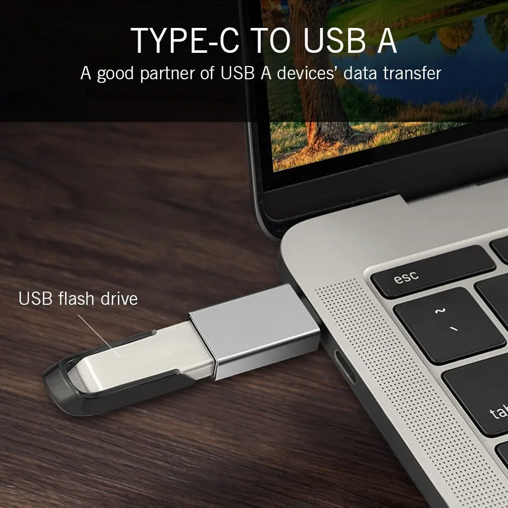 Кабель переходник с Type c на OTG USB 3 0 для Samsung P20 HUAWEI p20 pro Xiaomi Mi5 Mi6 Matebook MacBook|Переходники