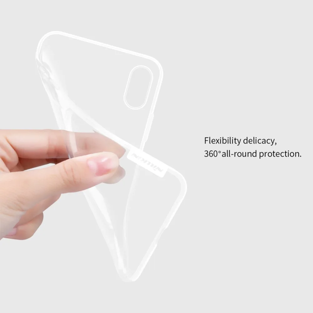 for iPhone 12 Mini 11 Pro X XS Max Nillkin TPU Ultra thin Case Silicone Back Cover Clear Case for iPhone 12 11 Pro XR XS Max X phone cases for iphone 7