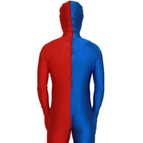 Синие и красные костюмы зентай из лайкры и спандекса