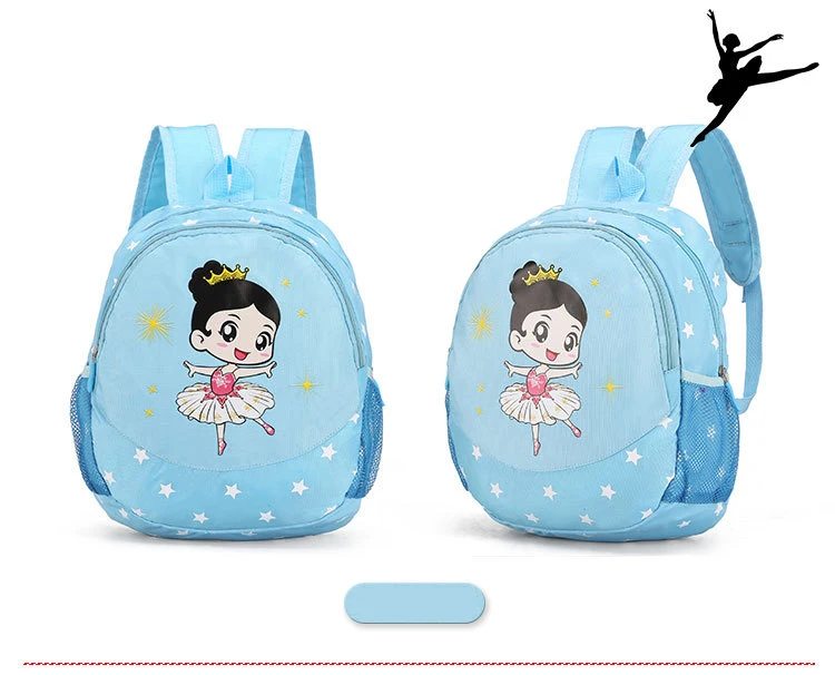 Модный детский рюкзак для девочек, Танцевальная сумка для латинских балетов, водонепроницаемые школьные сумки с мультипликационным принтом, детская школьная сумка, танцевальный рюкзак