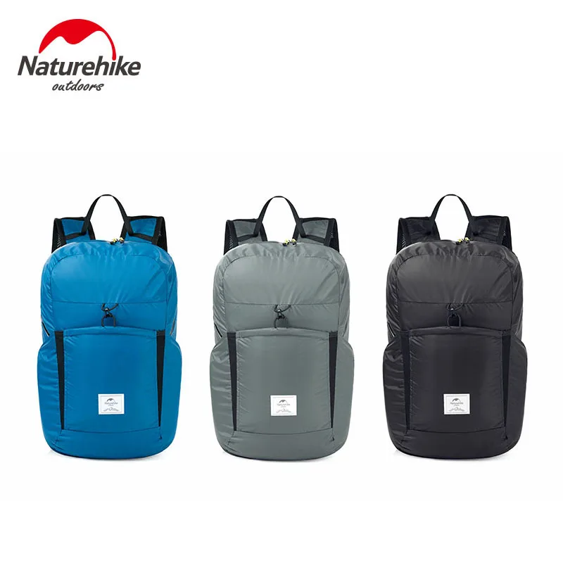 

Naturehike Outdoor Ultralight folding Bag Protable Waterproof Foldable Rainproof Backpack For Climbing Camping Travel NH17A017-B