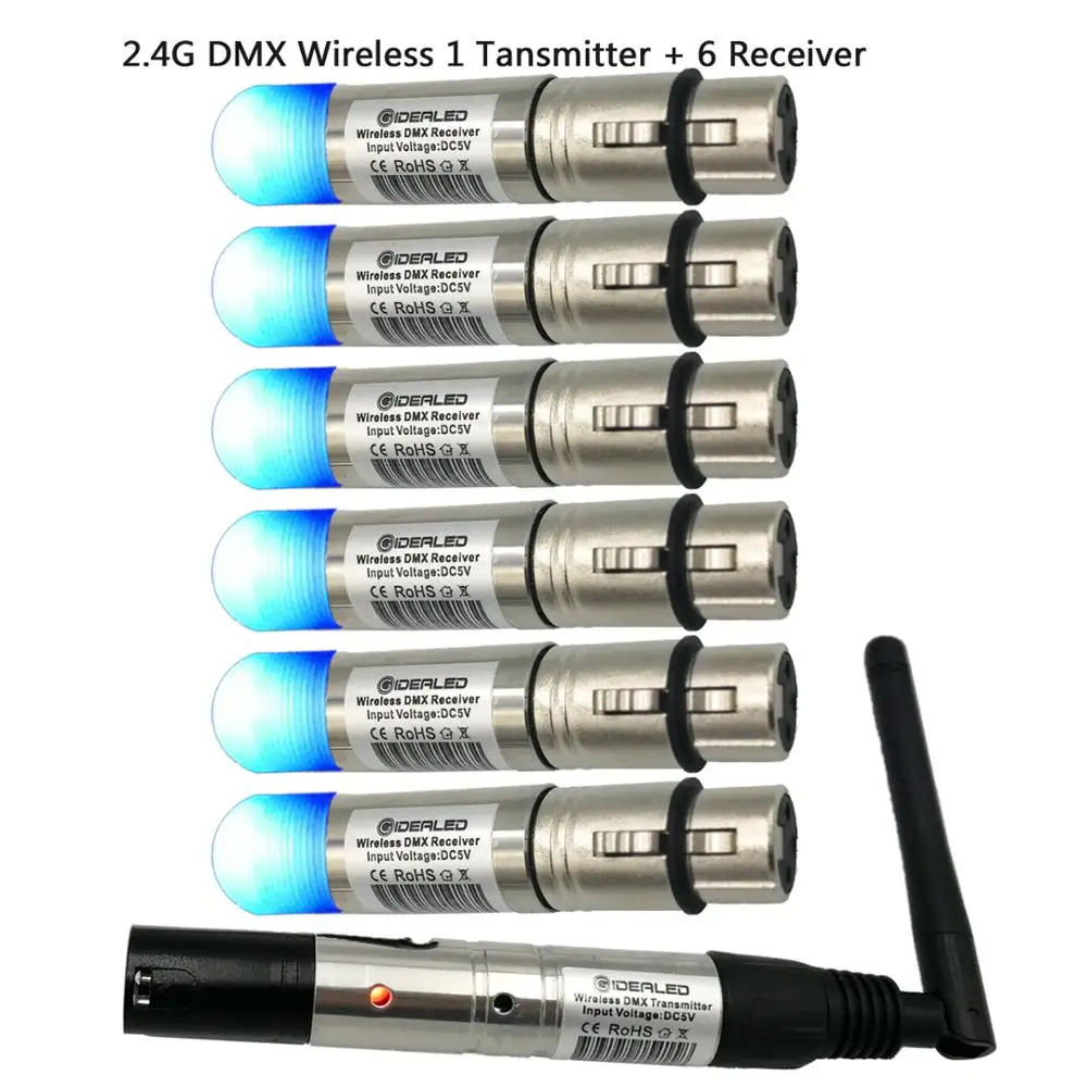 DMX Wireless Transmitter light control 2.4G ISM wireless antenna dmx Receiver for LED Stage Light PAR Light DMX Wireless Transmitter light control 2.4G ISM wireless antenna dmx Receiver for LED Stage Light PAR Light
