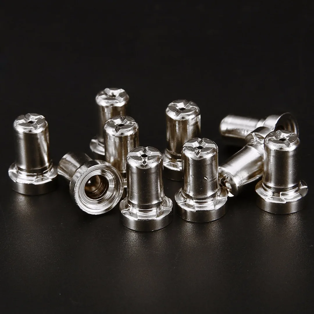 30pcs Plasma Cutter Consumables Extended Nickel-Plated Electrodes Nozzles For LG-40 PT-31 Torch CUT40 312 Cutting Machines