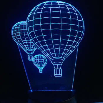 Hot Air Ballon 3D Lamp Verlichting Led Usb Stemming Nachtlampje Multicolor Touch Remote Luminaria Tafel Desk Decoratieve Home Design Hot Air Ballon 3D Lamp Verlichting Led Usb Stemming Nachtlampje Multicolor Touch Remote Luminaria Tafel Desk Decoratieve Home Design