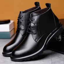2019 New Fashion Ankle Boots Winter / Autumn men's Motorcycle Martin Boots men Leather Snow Boots Oxfords men Casual Shoes mycolen new winter men fashion genuine leather martin boots casual men leather brand winter safety shoes men motorcycle boots