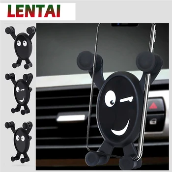 

LENTAI NEW 1PC Car Mobile Phone Holder Bracket Black For Honda Civic Accord Fit Subaru Impreza Forester XV Nissan Qashqai Juke