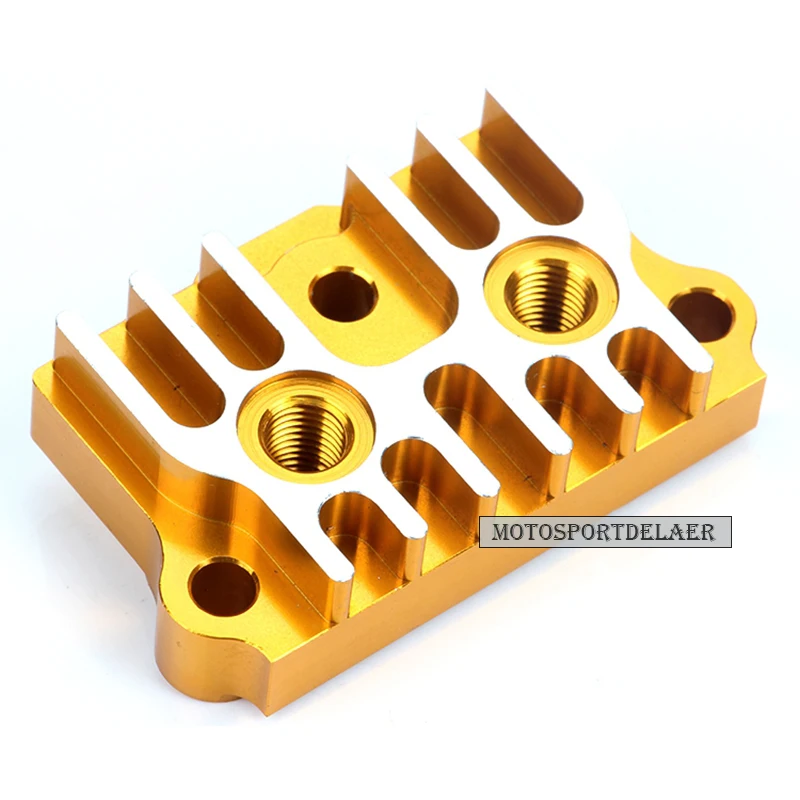 110 125 140 150 160CC маслоохладитель cnc горизонтальные чехол для цилиндра двигателя Dirt Pit Bike покрытие для велосипеда Quad Запчасти