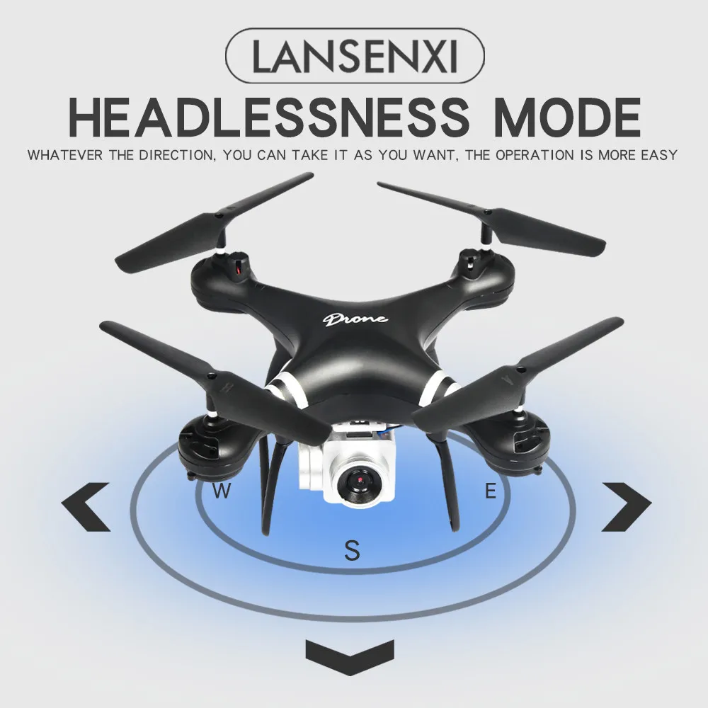 RC Airplanes, LF608 Remote Control Toys 2.4G 4 CH Photo/Video with 0.3MP/2.0MP/5.0MP Camera WiFi left hand throttle ABS Plastic