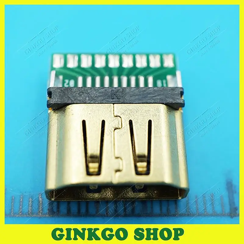 10 шт./лот HDMI разъем 19pin типа A с печатной платой HD Data интерфейс USB Бесплатная
