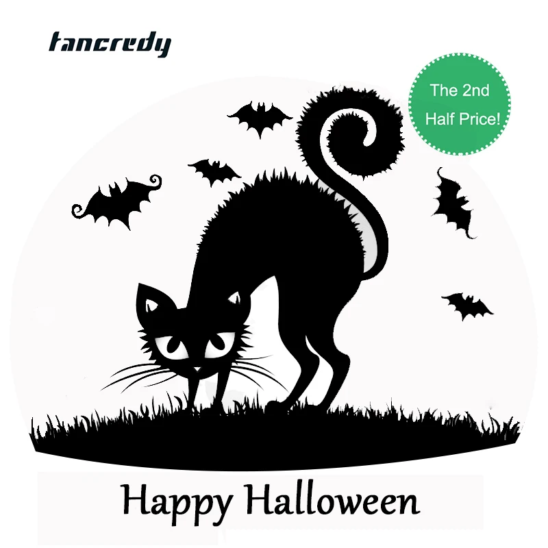 halloween decoration stickers 3d funny car styling 1312cm fashion car whole body decor decals wall window house home sticker