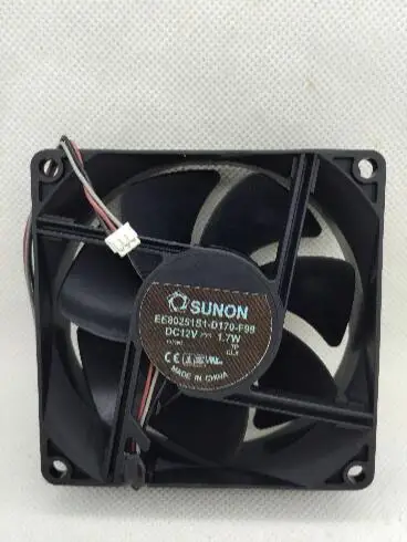 SUNON EE80251S1-D170-F99 EP6127 80*80*25 мм 8 см DC 12 В 1,7 Вт 3-линия проектор вентилятор охлаждения