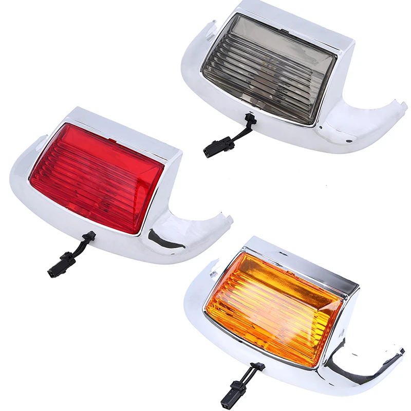 POSSBAY Rear Fender Tip Lights Fender Mudguard Tail Light For Harley