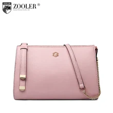 ZOOLER genuine leather bag women messenger Bags famous brand elegant solid bag for lady cross body VIP special 0- profit #B100
