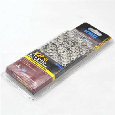 

116L 8 Speed silver Bicycle Chain With Original box and Magic Button for MTB Mountain/Road Bike Parts KMC X8.93 Bicycle Chain