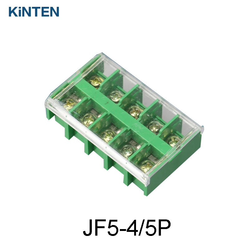 JF5 4 / 5P copper terminal block closed combination flame retardant