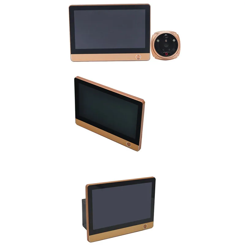  iHome4 Video Peephole WIFI Door Viewer IP Doorbell 7 Inch Screen IR Night Vision PIR Door HD Camera