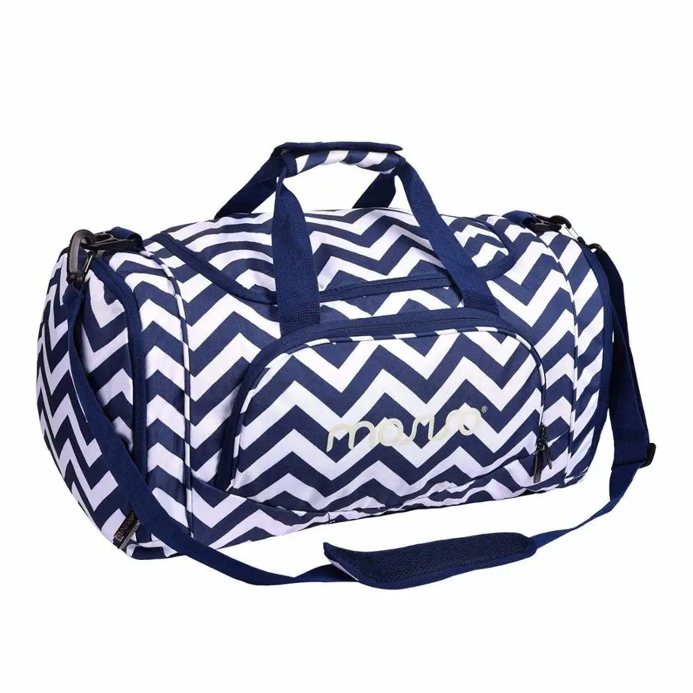 Navy Blue Stripes MOSISO многофункциональные мужские дорожные сумки, тренировочная сумка для спортзала, мужские женские дорожные сумки для мужчин, Большая вместительная сумка через плечо - Цвет: Navy Blue Stripes