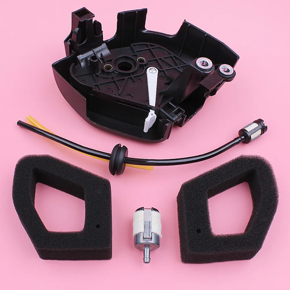 Air Filter Cover Assembly For Honda GX35 HHT35S GX 35 Lawn Mower Engine Air Fuel Filter Line Grommet Kit