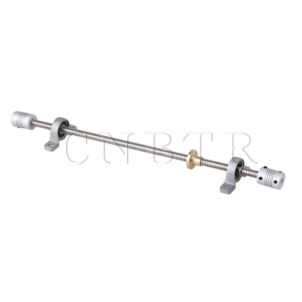 CNBTR 0.2cm Lead 30cm Lead Screw Bearing Block Stepper Coupler