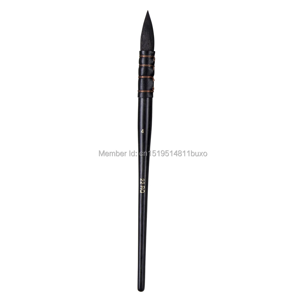 

Fine Squirrel Hair Short Wooden Handle High Quality Watercolor Art Paint Brush 22RQ #4