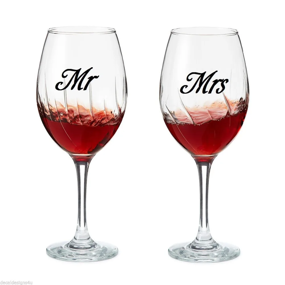 20pcs/set of Mr & Mrs Wine glass jar wedding Stickers Vinyl Removable Kitchen Wall tile Stickers Birthday Decoration Mural D761 20pcs/set of Mr & Mrs Wine glass jar wedding Stickers Vinyl Removable Kitchen Wall tile Stickers Birthday Decoration Mural D761