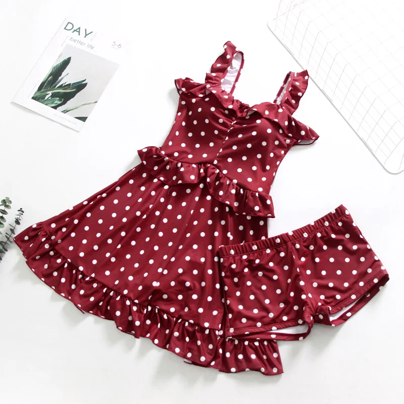 

Sexy Solid red High Waist Bikini Set Swimwear swiming wear woman Women 2019 Swimsuit Push Up Bra Swiming Suit May Beach Wear mai