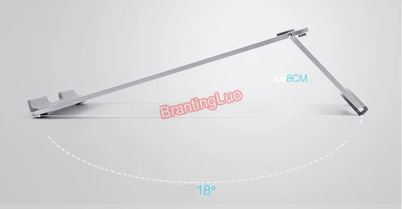 Портативный высококачественный держатель из алюминиевого сплава для ноутбука охлаждающая подставка Складная Эргономичная подставка для планшета/ноутбука/смартфона SAL05