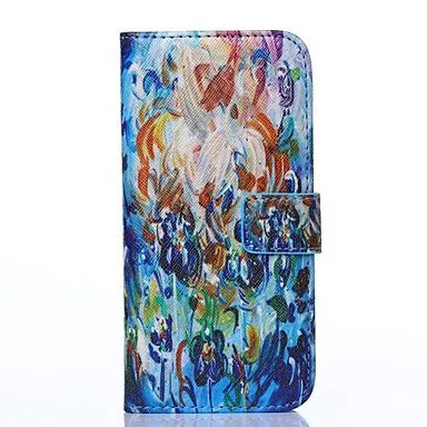 Abstract Painting Pattern PU Leather Full Body Case with Stand for iPhone6 | Автомобили и мотоциклы