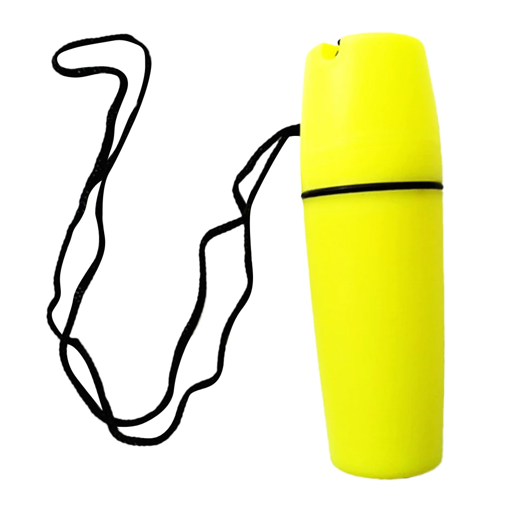 Durable ABS plastic Compact Waterproof Dry Container Bottle Float & Lanyard for Scuba Dive Scuba Diving Snorkeling Surfing Kayak