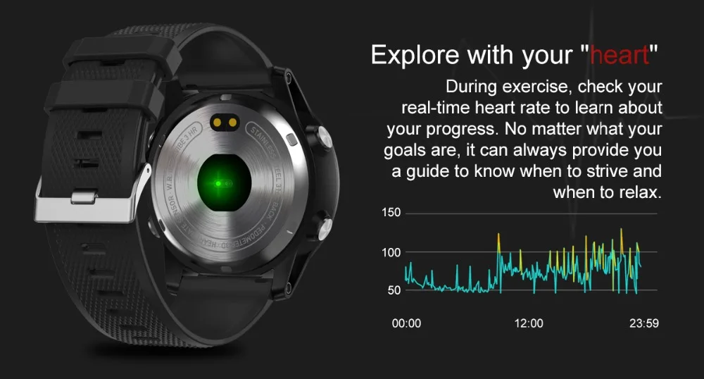 Original Zeblaze VIBE 3 HR Smartwatches Run Route Tracking GreenCell Heart Rate Monitor Smart Watch Sports Watches Male Female (3)