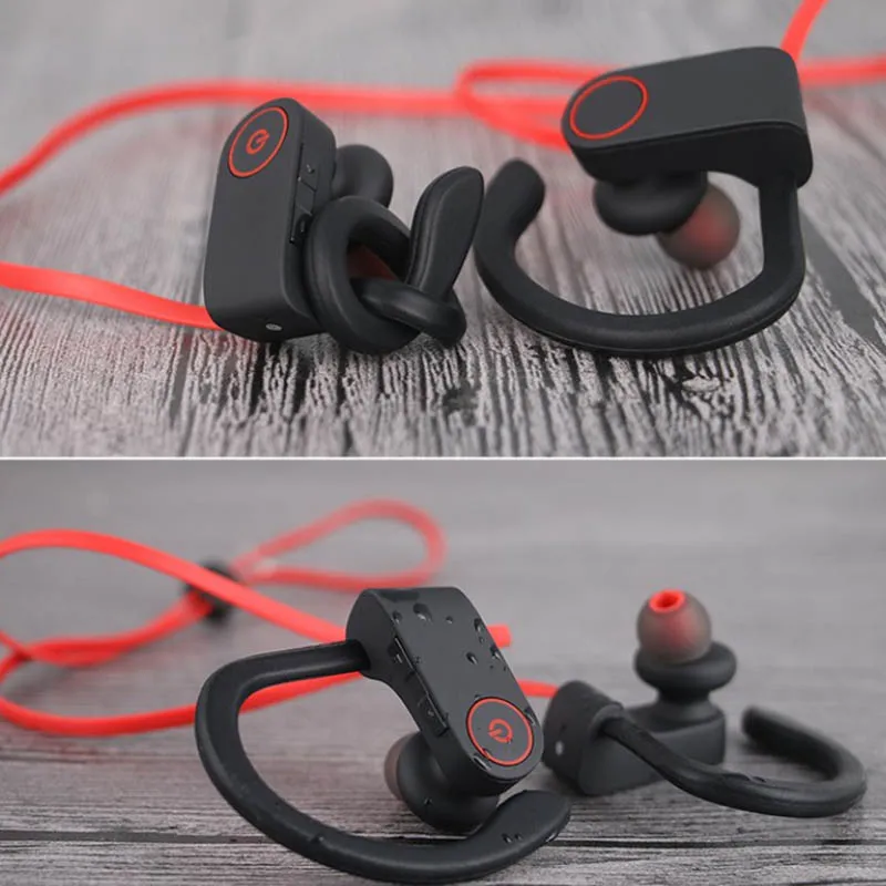 Модные беспроводные Bluetooth наушники с микрофоном спортивные вкладыши без рук для