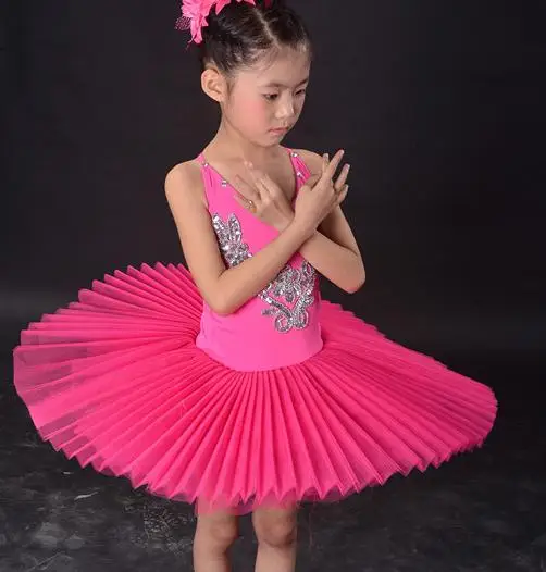 Балетная юбка для танцев; детское балетное платье-пачка; Балетные костюмы «Лебединое озеро»; Детские платья для танцев и балета для девочек - Цвет: as picture