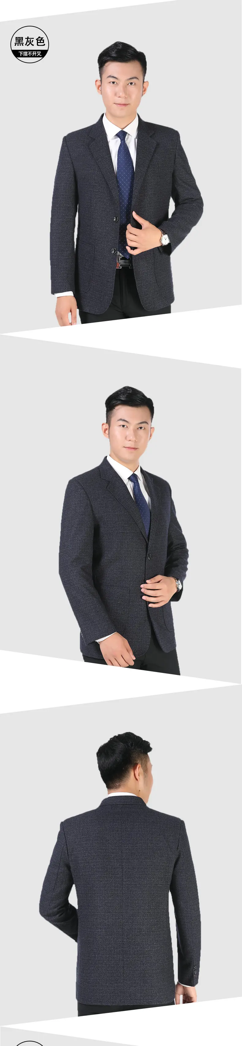 Man Busines Casual Blazer Black Navy Blue Purple Jacket Suit Men Notched Collar Blazers For Men Elegance Outfits Slim Fit Suit Jackets Blazer (5)