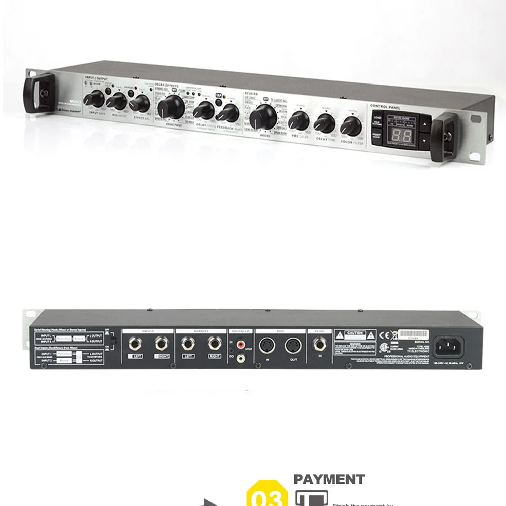 M350 Профессиональный цифровой Миксер с реверберации звука сценическое исполнение двойной
