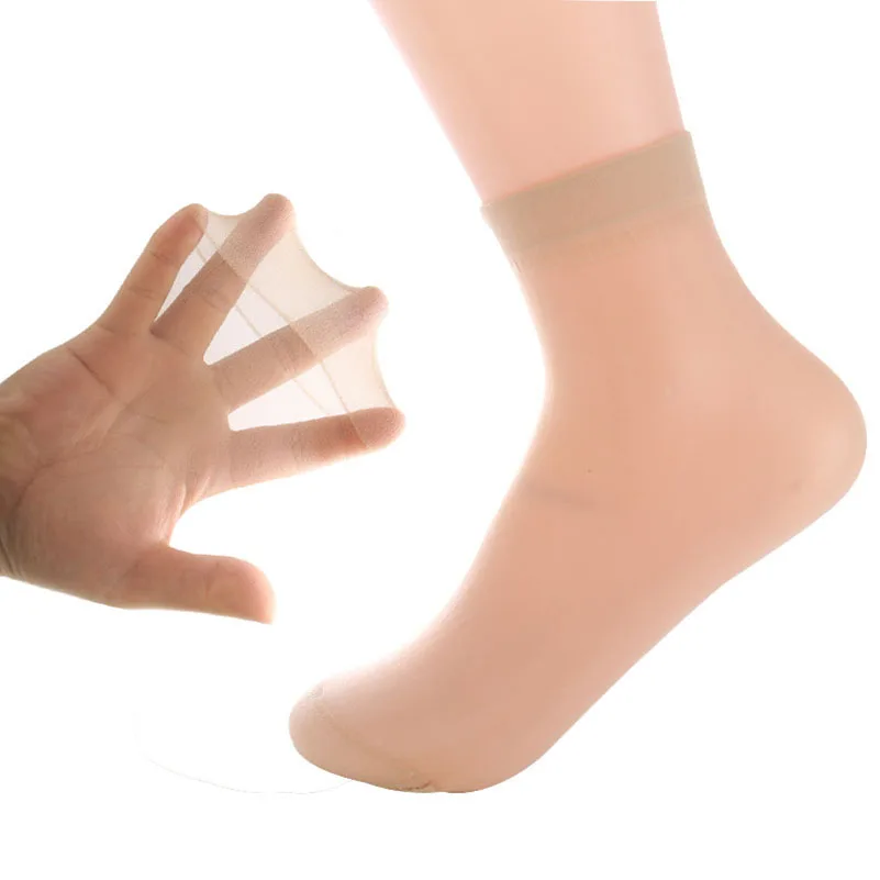 

10pairs=20pcs Women Socks Ultra-thin Crystal Silk Ladies Short Socks Cheap Invisible Sock Transparent Sexy Summer Socks Sox Meia