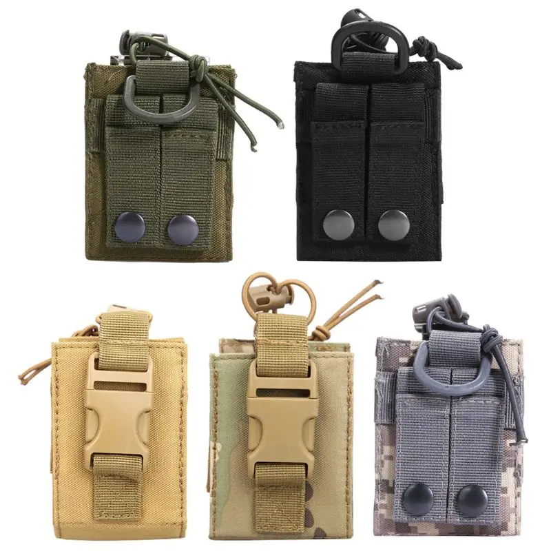

New Outdoor Package Pouch Tactical Sports Pendant Military Molle Nylon Radio Walkie Talkie Holder Bag Magazine Map Pouch Pocket