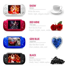 4,3 дюймов 8 Гб Сенсорный экран портативная игровая консоль портативный MP4 MP5 видео игровая консоль плеер детский подарок