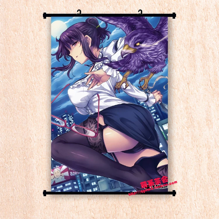 Японское аниме Senran Kagura Shinovi против yagyuu & yumi домашний декор настенный плакат