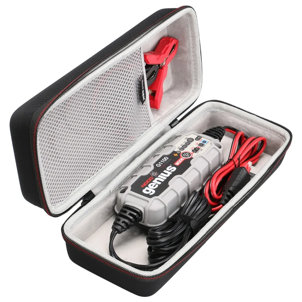 

LTGEM EVA Hard Case Compatible with NOCO Genius G1100 6V/12V 1.1A UltraSafe Smart Battery Charger