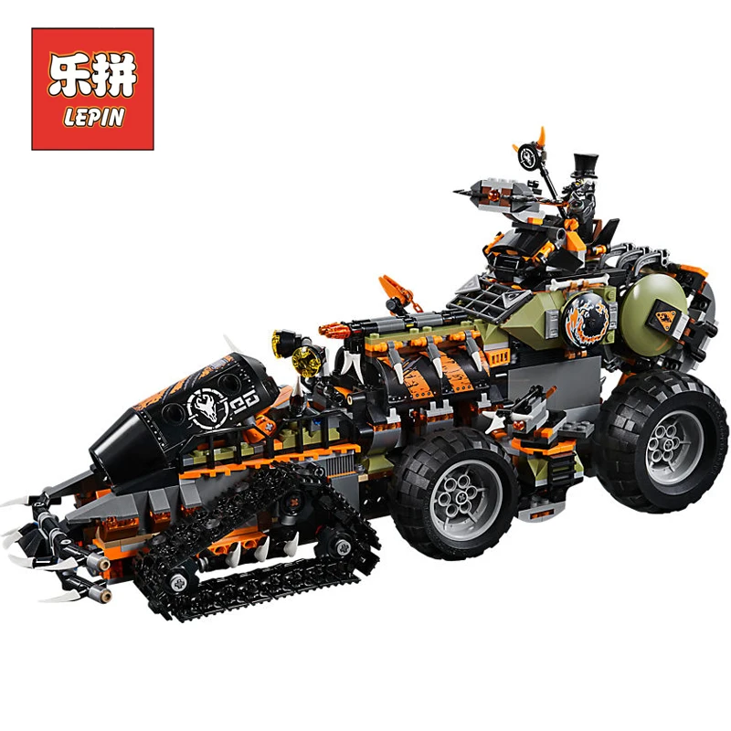 

New Lepin 06089 NinjaINGLY Series Model Building Blocks Brick Dieselnaut Set compatible Legoingly 70654 Kids Christmas Toys
