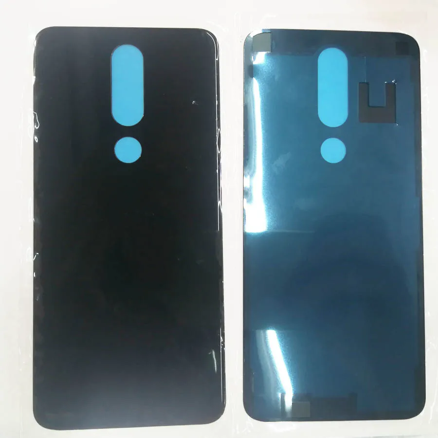 

Original New Glass Housing Panel For Nokia X5 X6 (2018) Back Cover Battery Cover Case Repair Part With Logo