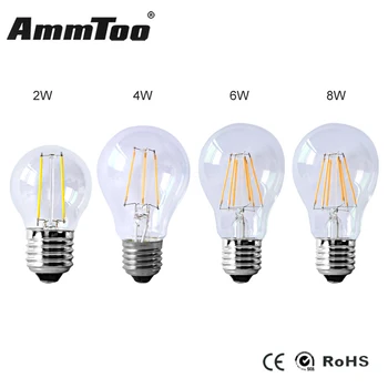 

Bombillas E27 Led Filament Bulb Retro Vintage Edison Bulb 110V 127V 220V Lampada Led Lamp Light Glass Globe Lamp Energy Saving